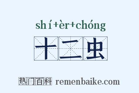 十二虫是什么意思的图片